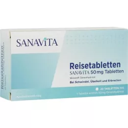 REISETABLETTEN Sanavita 50 mg tablet, 20 adet