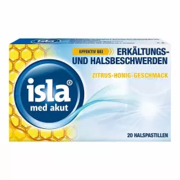 ISLA MED akut turunçgil-bal pastilleri, 20 adet