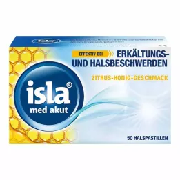 ISLA MED akut turunçgil-bal pastilleri, 50 adet