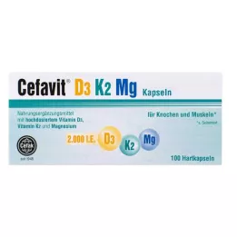 CEFAVIT D3 K2 Mg 2.000 I.U. sert kapsül, 100 adet