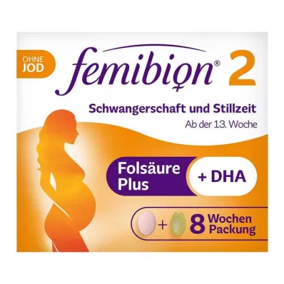FEMIBION 2 İyotsuz Gebelik+Laktasyon Kpg, 2X60 adet