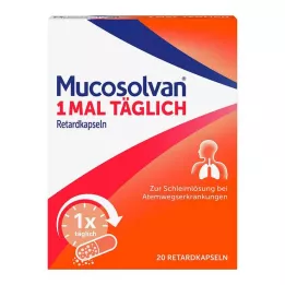 MUCOSOLVAN Günde bir kez uzun süreli salınımlı kapsüller, 20 adet