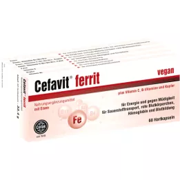 CEFAVIT Ferrit sert kapsüller, 60 adet