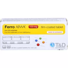 FERRO AIWA 100 mg film kaplı tabletler, 20 adet