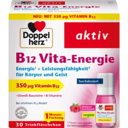 DOPPELHERZ B12 Vita-Energie içme ampulleri, 30 adet