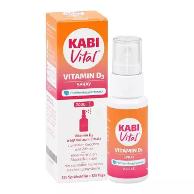 Kabivital 2.000 I.e.D3 Sprey Nane Aroması (25 ml) Kabivital 2.000 I.e.D3 Sprey Nane Aroması (25 ml)