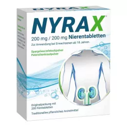 NYRAX 200 mg/200 mg böbrek tabletleri, 200 adet