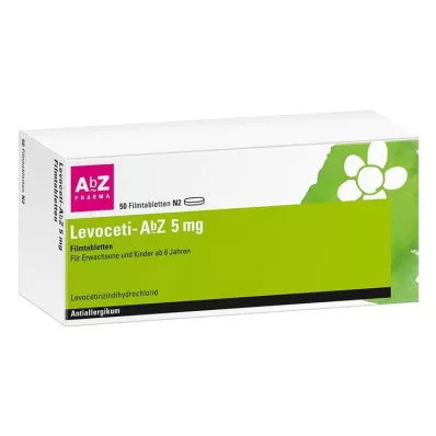 Levoceti-AbZ 5 mg film kaplı tablet, 50 adet Levoceti-AbZ 5 mg film kaplı tablet, 50 adet