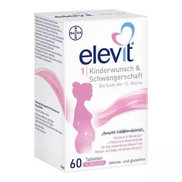 ELEVIT 1 Doğurganlık & Gebelik tabletleri, 1X60 adet