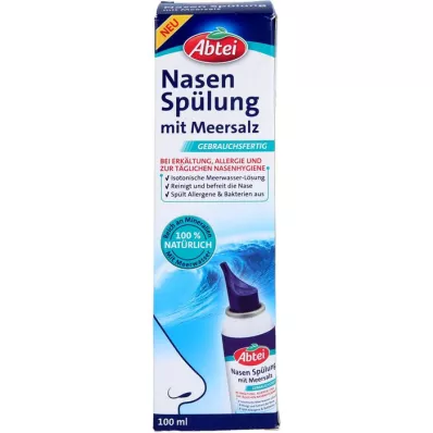 ABTEI Deniz tuzu spreyi ile burun durulama, 100 ml