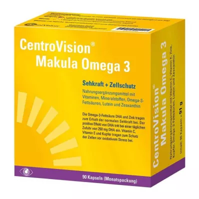 CENTROVISION Macula Omega-3 Kapsülleri, 90 Kapsül CENTROVISION Macula Omega-3 Kapsülleri, 90 Kapsül