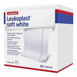 LEUKOPLAST yumuşak beyaz alçı 8 cmx5 m rulo, 1 adet