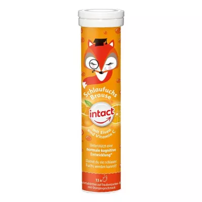INTACT Schlaufuchs demir içeren efervesan tabletler, 15 adet