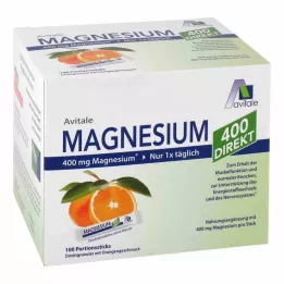 MAGNESIUM 400 direkt turuncu porsiyon çubuk, 100X2,1 g