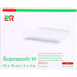 SUPRASORB H Hydrocoll.bandage ince 10x10 cm, 10 adet