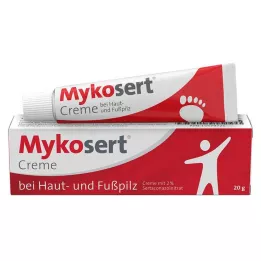 MYKOSERT Cilt ve ayak mantarı için krem, 20 g