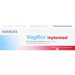 VAGIFLOR mykomed 200 mg vajinal tablet, 3 adet
