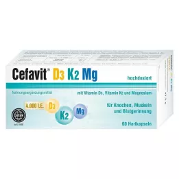 CEFAVIT D3 K2 Mg 4.000 I.U. sert kapsül, 60 adet