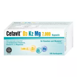 CEFAVIT D3 K2 Mg 7.000 I.U. sert kapsül, 100 adet