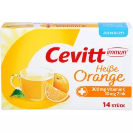 CEVITT Immune hot portakal şekersiz granül, 14 adet