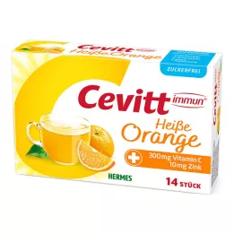CEVITT Immune hot portakal şekersiz granül, 14 adet