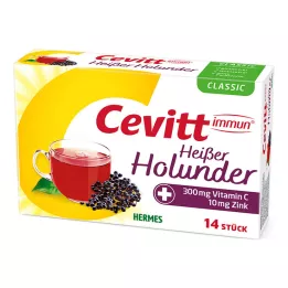 CEVITT immune hot elderberry classic granules, 14 adet