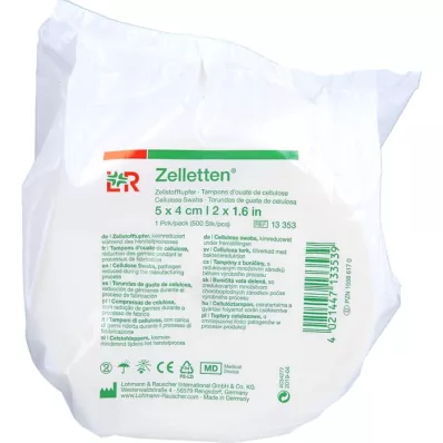 ZELLETTEN Swab 4x5 cm mikrop azaltılmış rulo, 500 adet