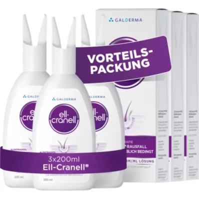 ELL-CRANELL Topikal kullanım için 250 mikrogram/ml çözelti, 3X200 ml