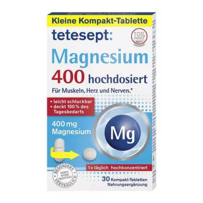TETESEPT Magnezyum 400 yüksek doz tablet, 30 adet