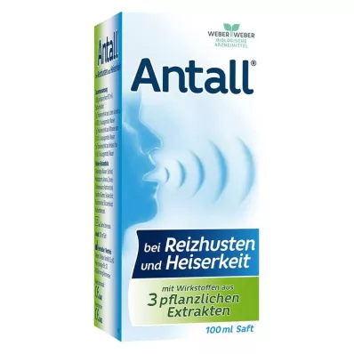 ANTALL kuru öksürük ve ses kısıklığı için meyve suyu, 100 ml