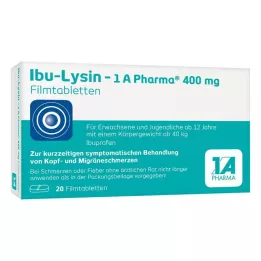 IBU-LYSIN 1A Pharma 400 mg film kaplı tablet, 20 adet