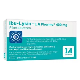 IBU-LYSIN 1A Pharma 400 mg film kaplı tablet, 50 adet