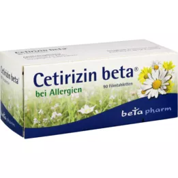 CETIRIZIN beta film kaplı tabletler, 90 adet