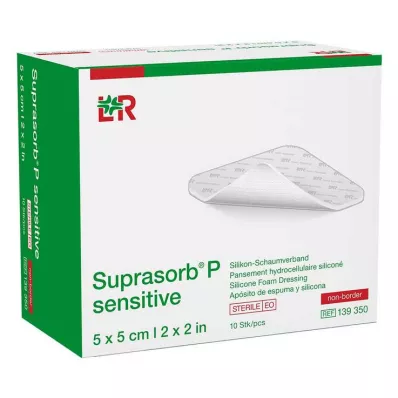 Suprasorb P sensitive PU-bor içermeyen köpük 5x5cm, 10 adet Suprasorb P sensitive PU-bor içermeyen köpük 5x5cm, 10 adet