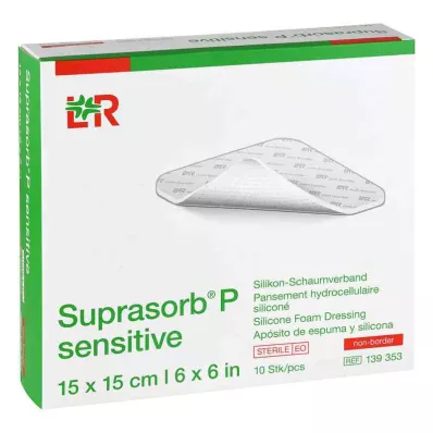SUPRASORB P hassas PU-Köpük v.non-bor.15x15cm, 10 adet