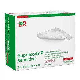 SUPRASORB Hassas PU-Köpük v.bor.lite 5x5cm, 10 adet
