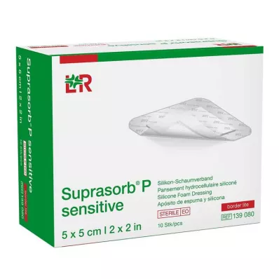 SUPRASORB Hassas PU-Köpük v.bor.lite 5x5cm, 10 adet