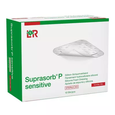 Suprasorb P sensitive PU-Schaumv.bor.lite 10x10cm, 10 adet Suprasorb P sensitive PU-Schaumv.bor.lite 10x10cm, 10 adet