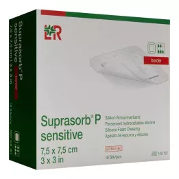SUPRASORB Hassas PU-Köpük bordür 7,5x7,5 cm, 10 adet