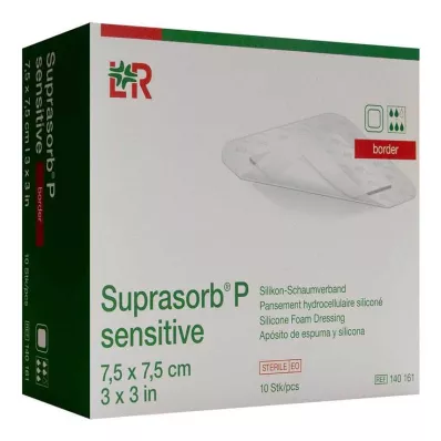 SUPRASORB Hassas PU-Köpük bordür 7,5x7,5 cm, 10 adet