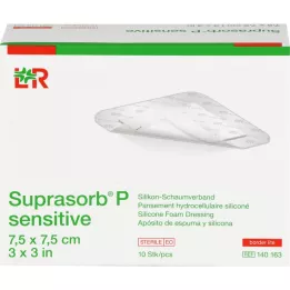 SUPRASORB P sensitive PU-Foam v.bor.lite 7.5x7.5, 10 adet