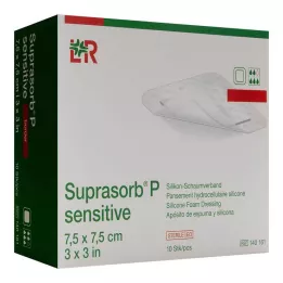 SUPRASORB P sensitive PU-Foam v.bor.lite 7.5x7.5, 10 adet