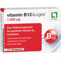 VITAMIN B12-LOGES 1.000 μg kapsül, 60 adet