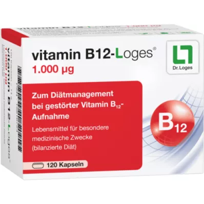 VITAMIN B12-LOGES 1.000 μg kapsül, 120 kapsül