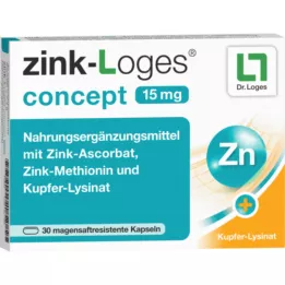 ZINK-LOGES konsept 15 mg enterik kaplı kapsül, 30 adet