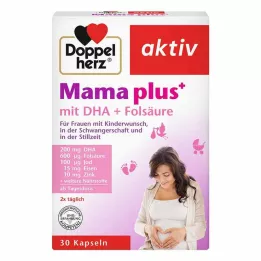 DOPPELHERZ Mum plus ile DHA+folik asit kapsülleri, 30 adet