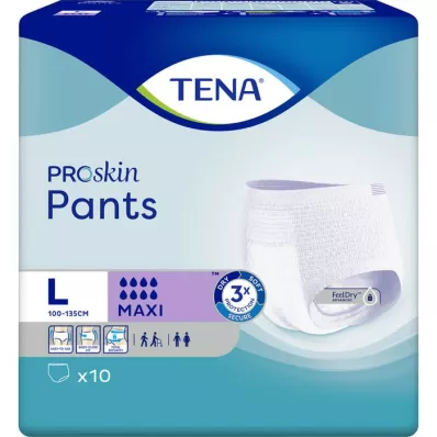 TENA PANTS maxi L tek kullanımlık pantolon, 10 adet