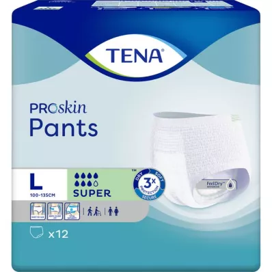 TENA PANTS süper L tek kullanımlık pantolon, 12 adet