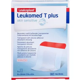 LEUKOMED T plus cilde duyarlı steril 8x10 cm, 5 adet
