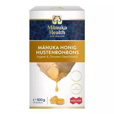 Manuka Health Mgo 400 + Zencefil-Limonlu Lolipop, 100 gr